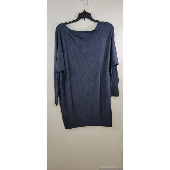 Lanston by Revolve Boyfriend Mini Dress Long Sleeve Gray Size Medium - Picture 2 of 8